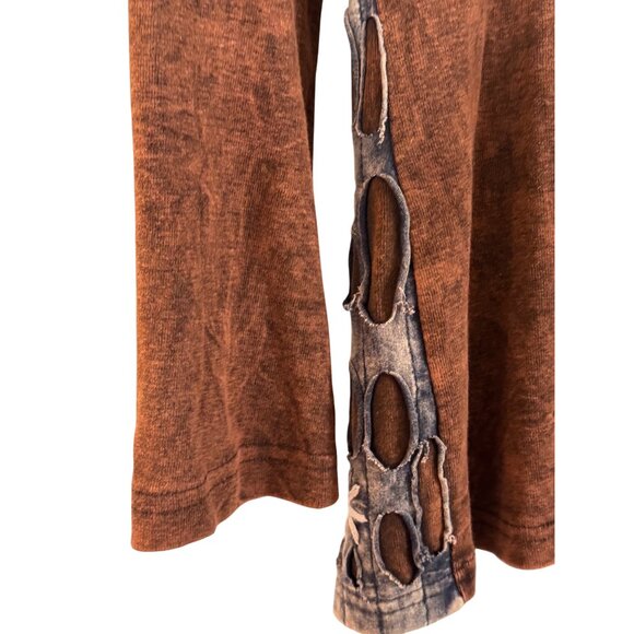 Rising International Womens Multicolor Embroidered Zip-Up Hoodie Size L Cotton N - Picture 5 of 5